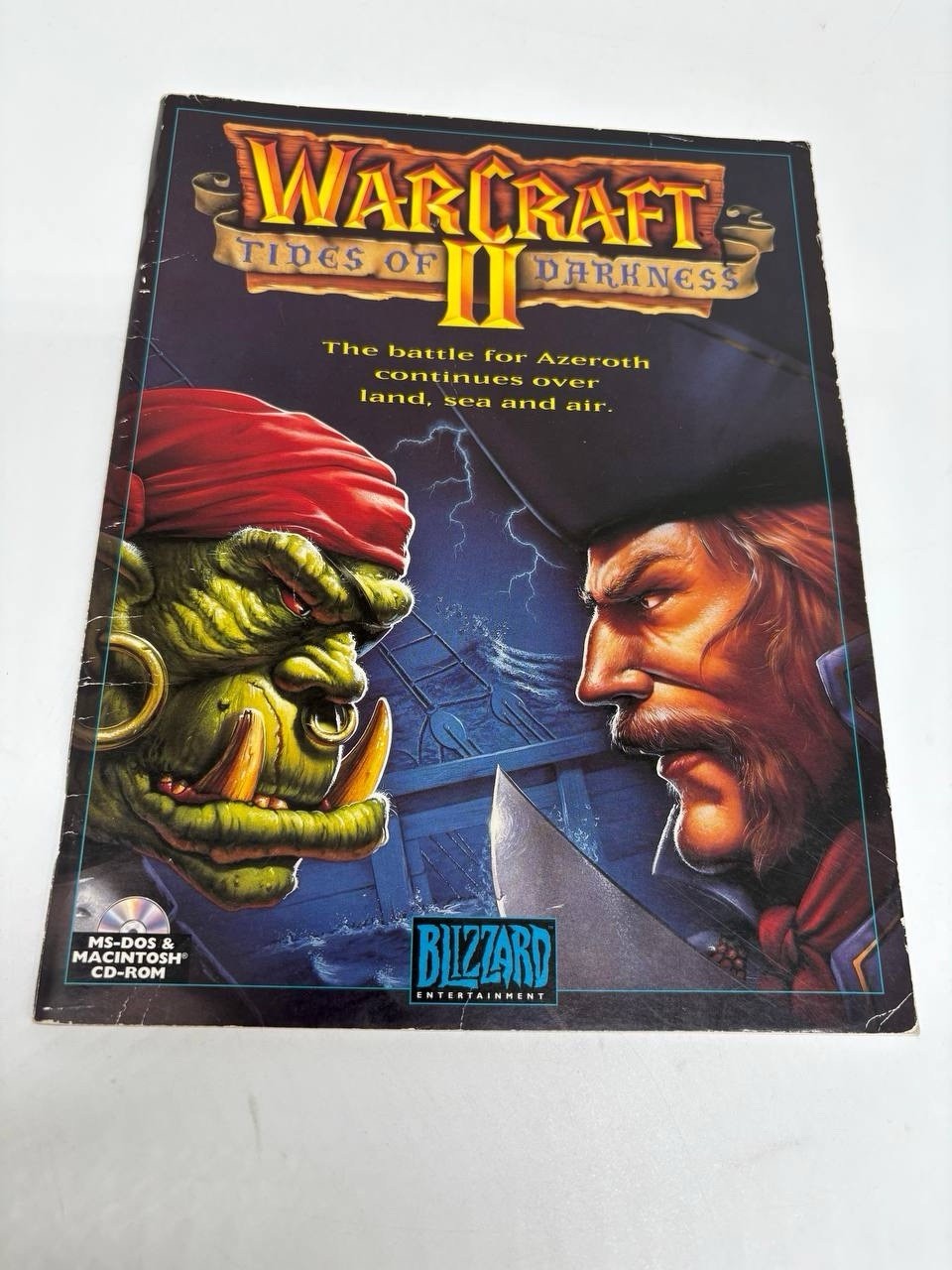 WarCraft II: Tides of Darkness Instruction Manual Book 1995 PC/MS-DOS Blizzard