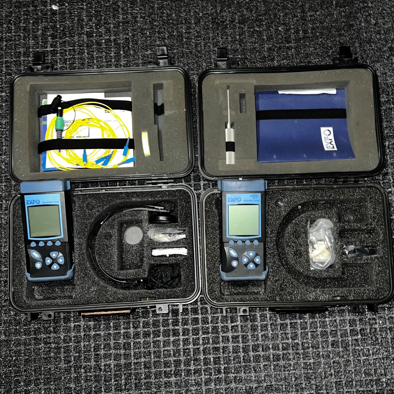 Pair of Exfo Fot-920 Fiber Test Sets - Exfo Fot-922-BR23BL-88 FOT-99X-BR23BL-EI