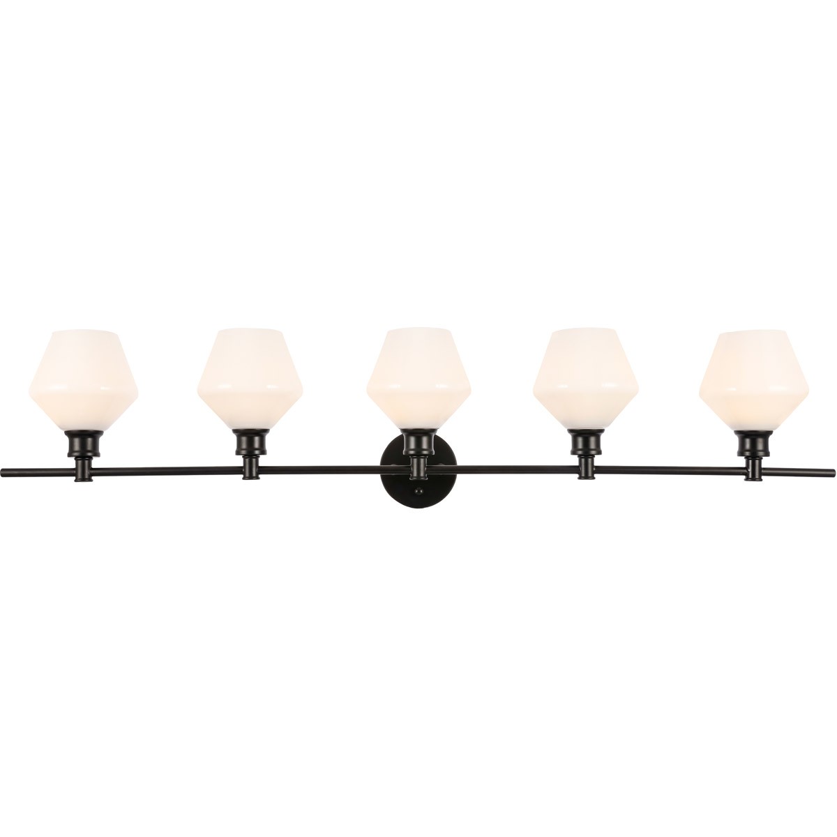 Decovio 12793-B5 Rochester 5 Light 47 inch Black Wall sconce Wall Light