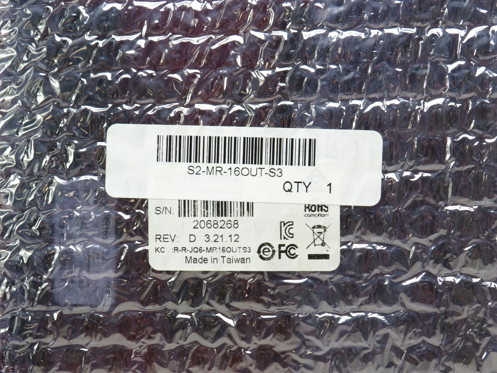 Mercury S2-MR-16OUT-S3 Multi-Device Interface Output Panel [CTKC]