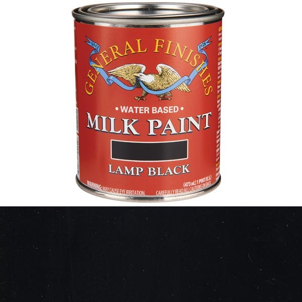 Lamp Black Milk Paint Pint