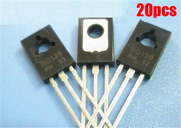 20Pcs TO126 BD139 Transistor Npn 1.5A 80V New Ic np