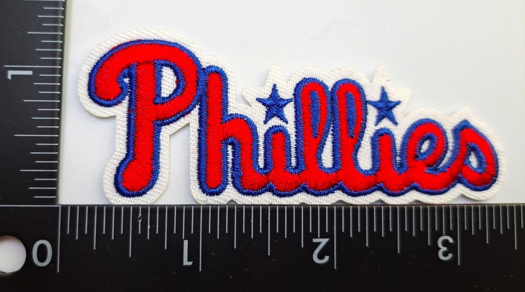 Philadelphia Phillies Embroidered Patch MLB  Iron on Sew on Free Shipping