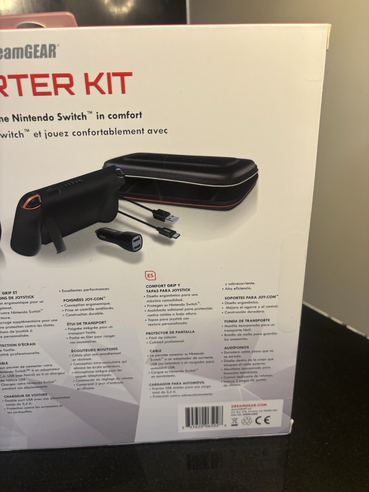 dreamGEAR Nintendo Switch Starter Kit Accessories Bundle DG-DGSW-6502