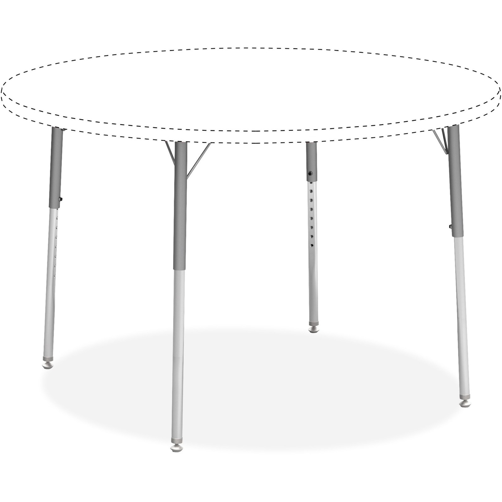 Lorell Classroom Activity Table Standard Height Adjustable Leg Kit (llr-99926)