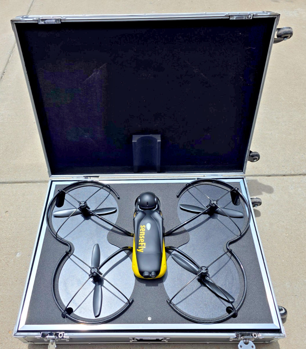 Sensefly eXom Quadcopter Mapping/Inspection Drone With Case & Accessories