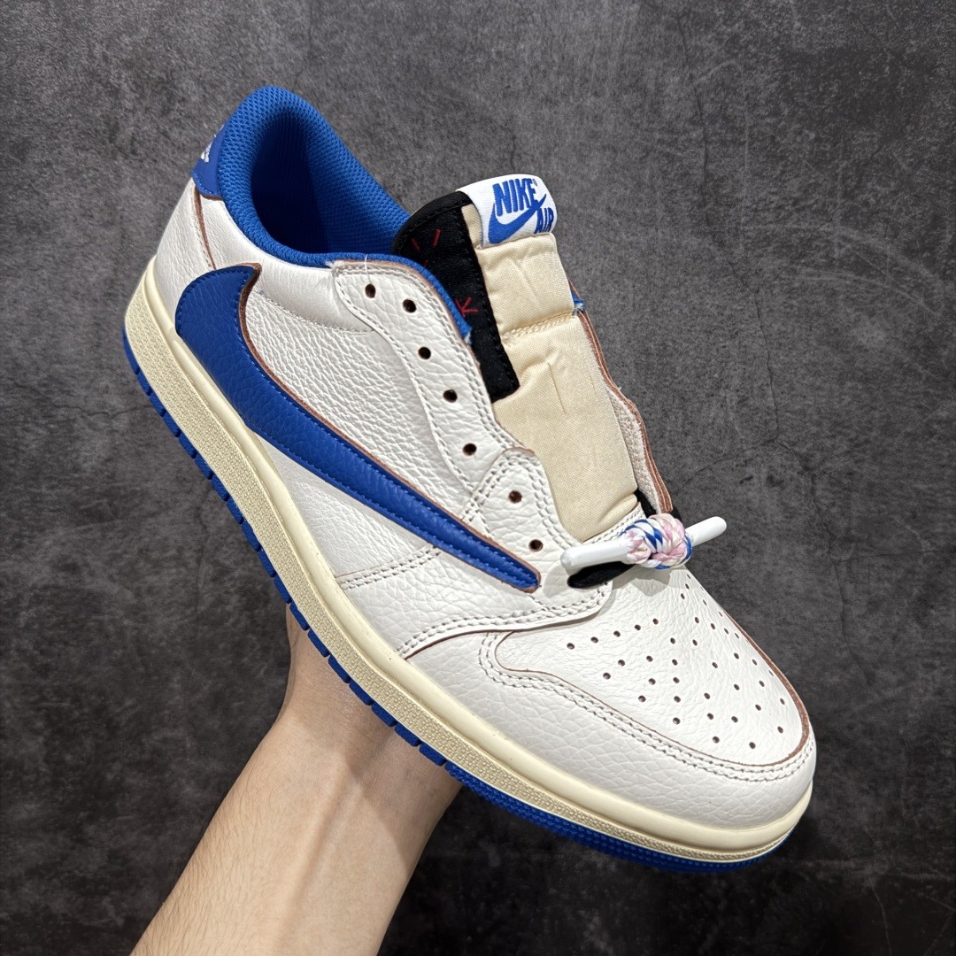 DM7866-104 New NK AJ 1 Retro Low OG SP T SSail Military Blue Men's Shoe