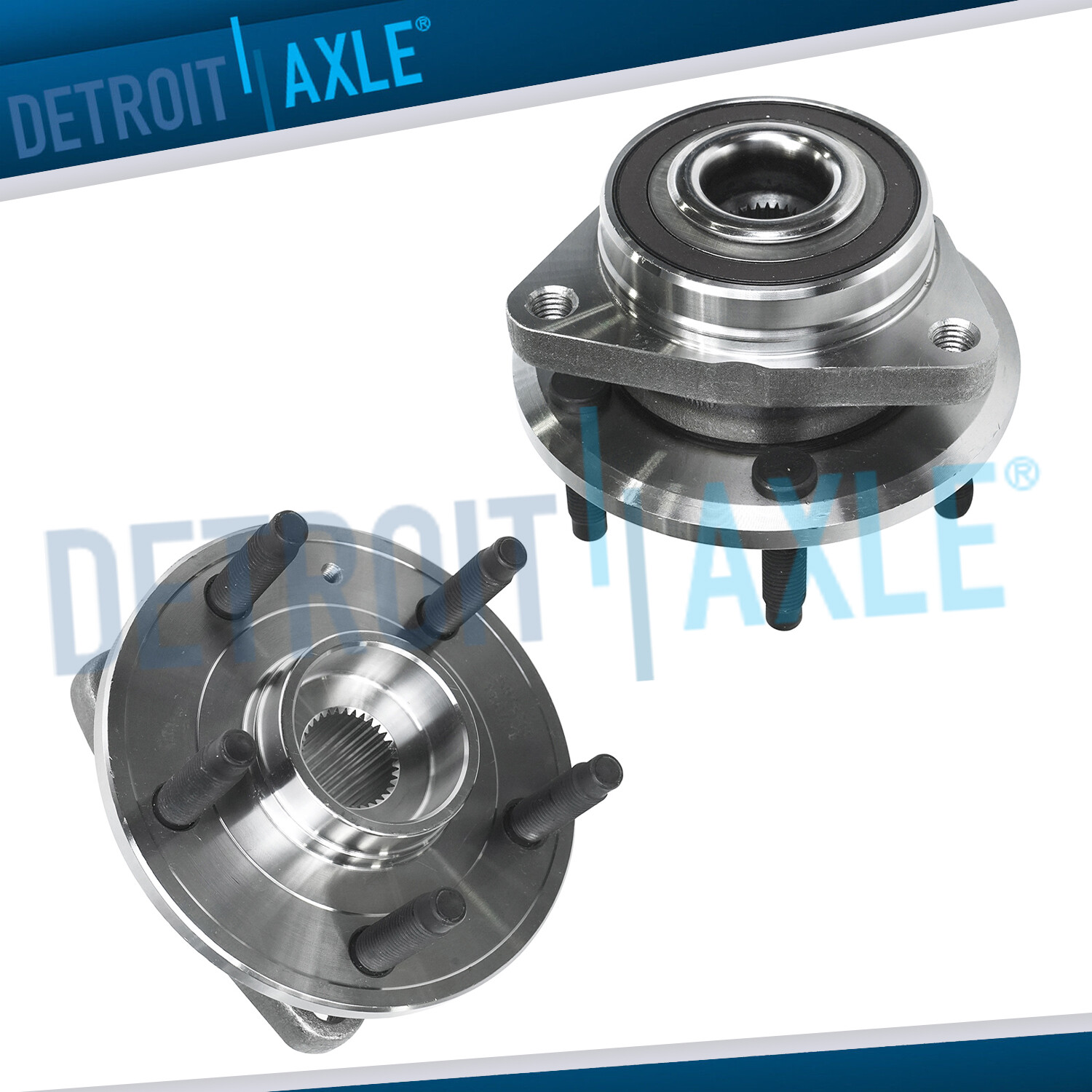 (2) Front Wheel Hub & Bearings for 2011 2012 2013 - 2015 Chevy Cruze 15" Wheels