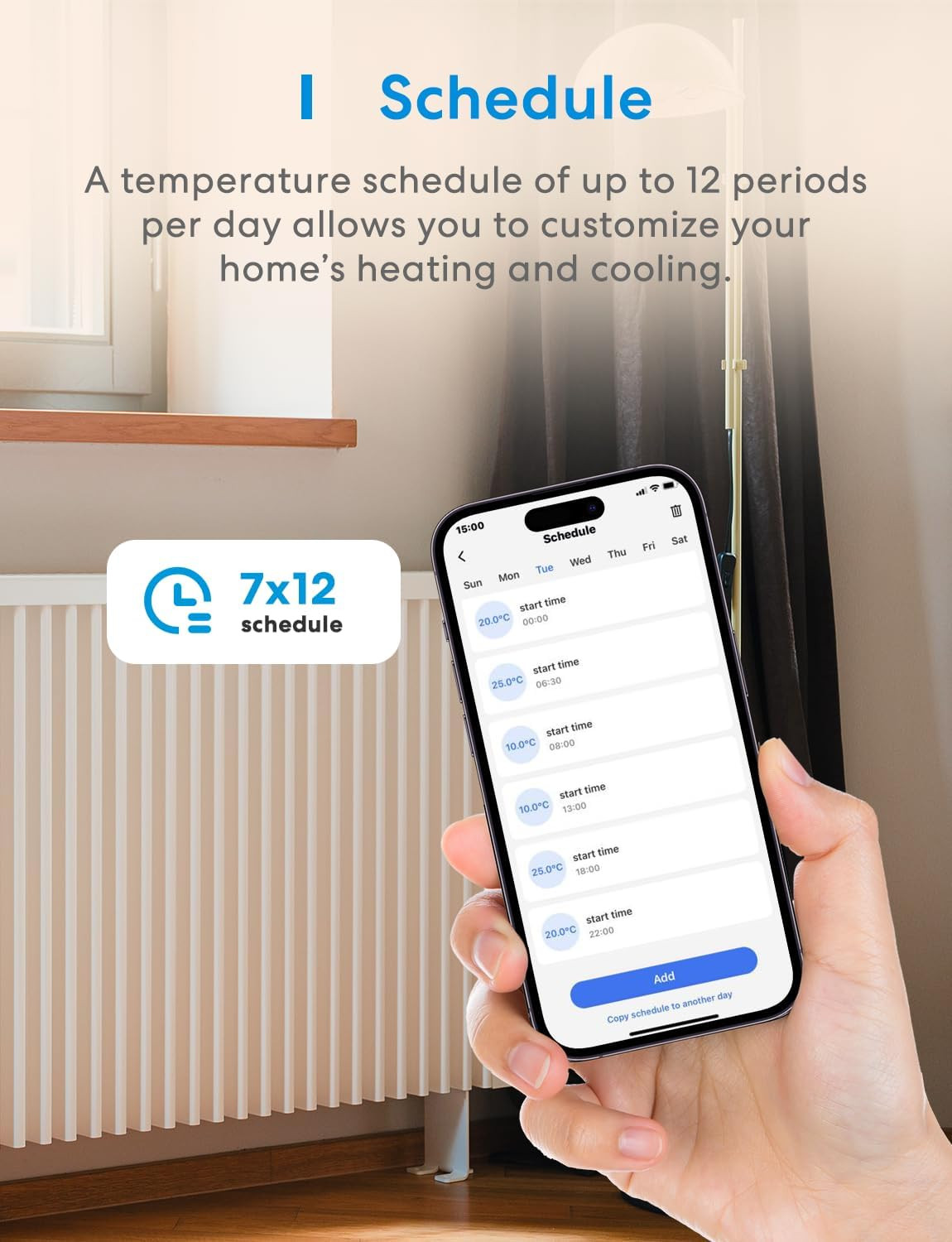Smart Temperature Controller-Apple Homekit Support, 15A 1800W | Work with Alexa,
