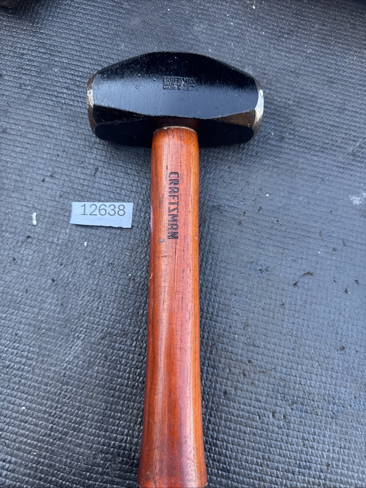 Sears Craftsman USA Nos Black Head Mini Sledge Hammer 48oz 38311 Uglyish