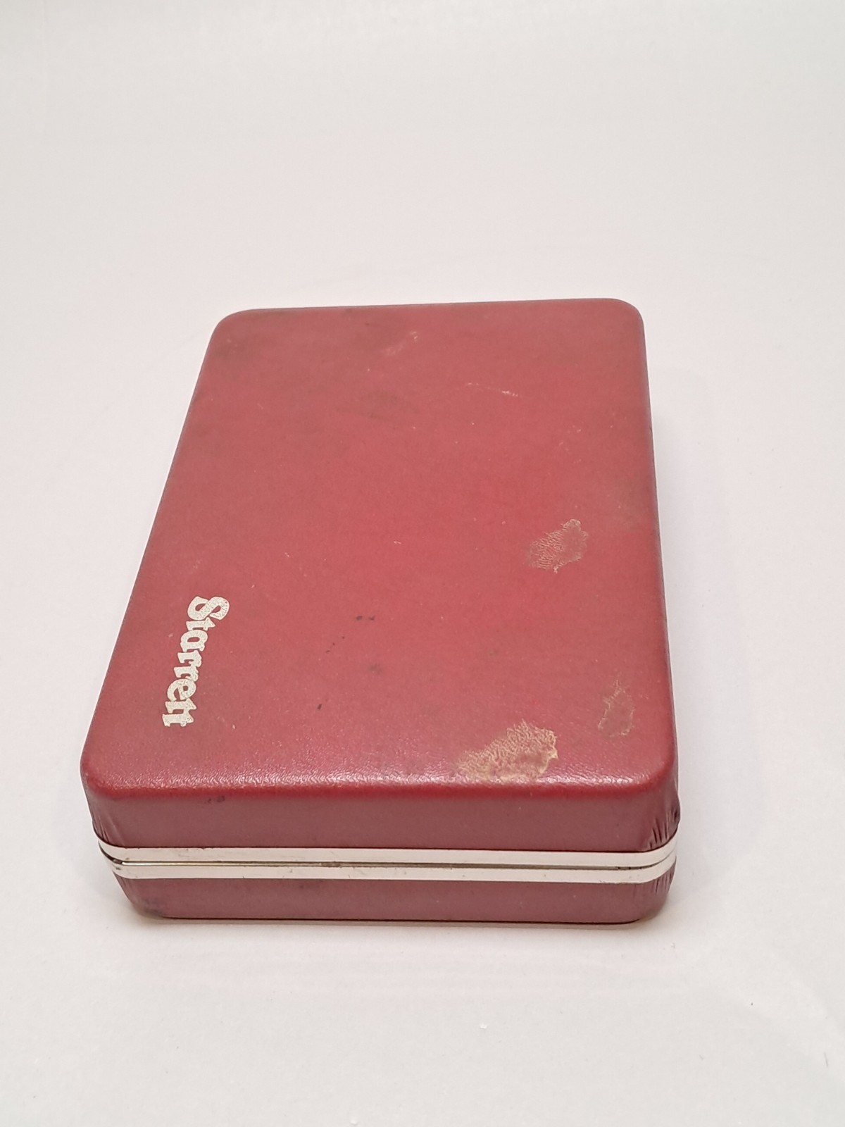 Accessories and Case for Starrett No. 196 Plunger Back Dial Indicator