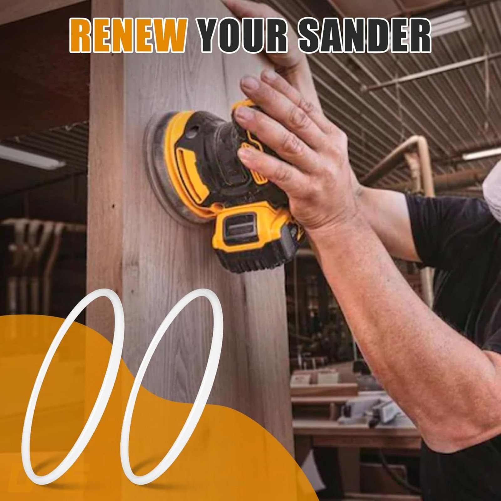 Sander Belt Replacement 2 Pack N430442 For DeWalt DWE6421 And DWE6423K Models