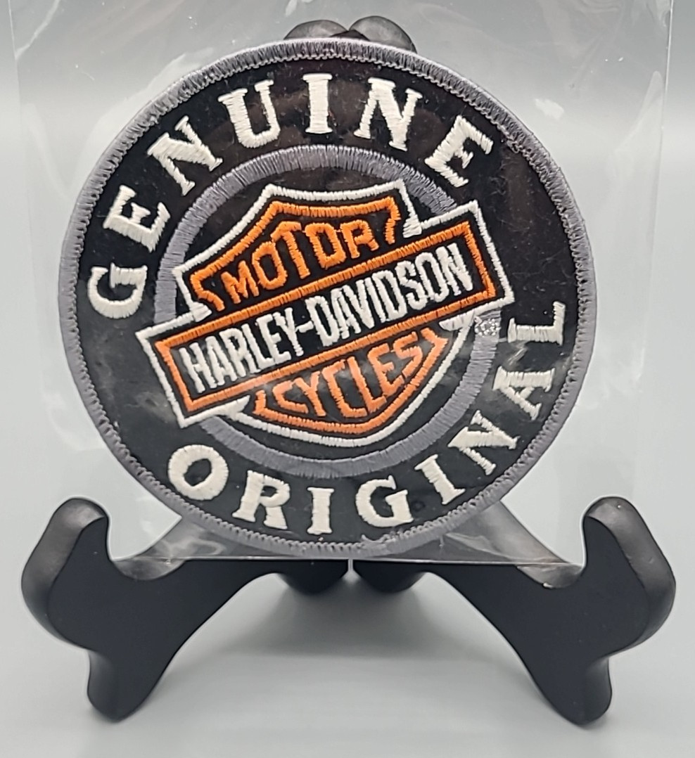 Harley Davidson Bar & Shield Genuine Original Emblem Patch 4 x 4