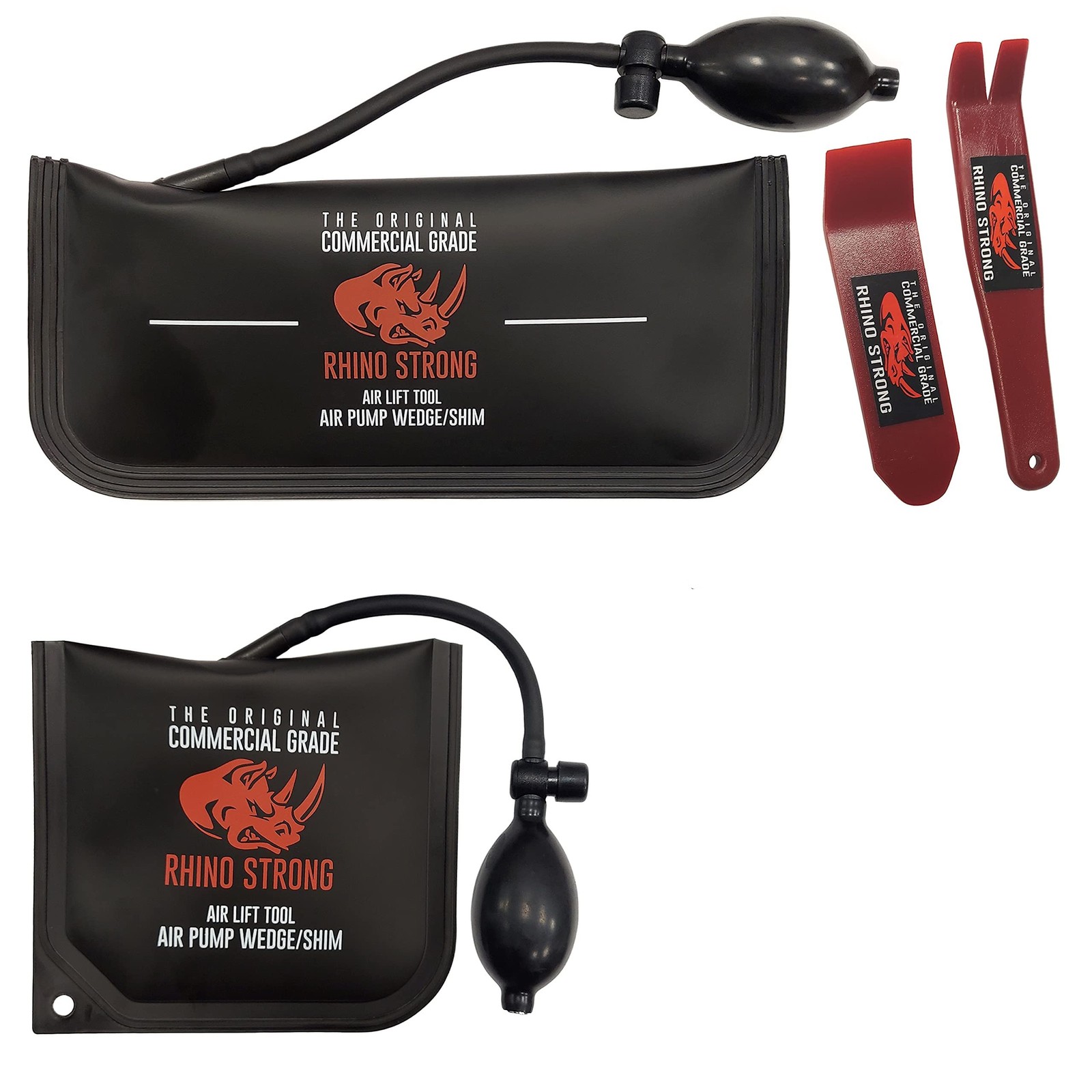 The Original Rhino Strong Commercial Grade Air Wedge medium and large, black