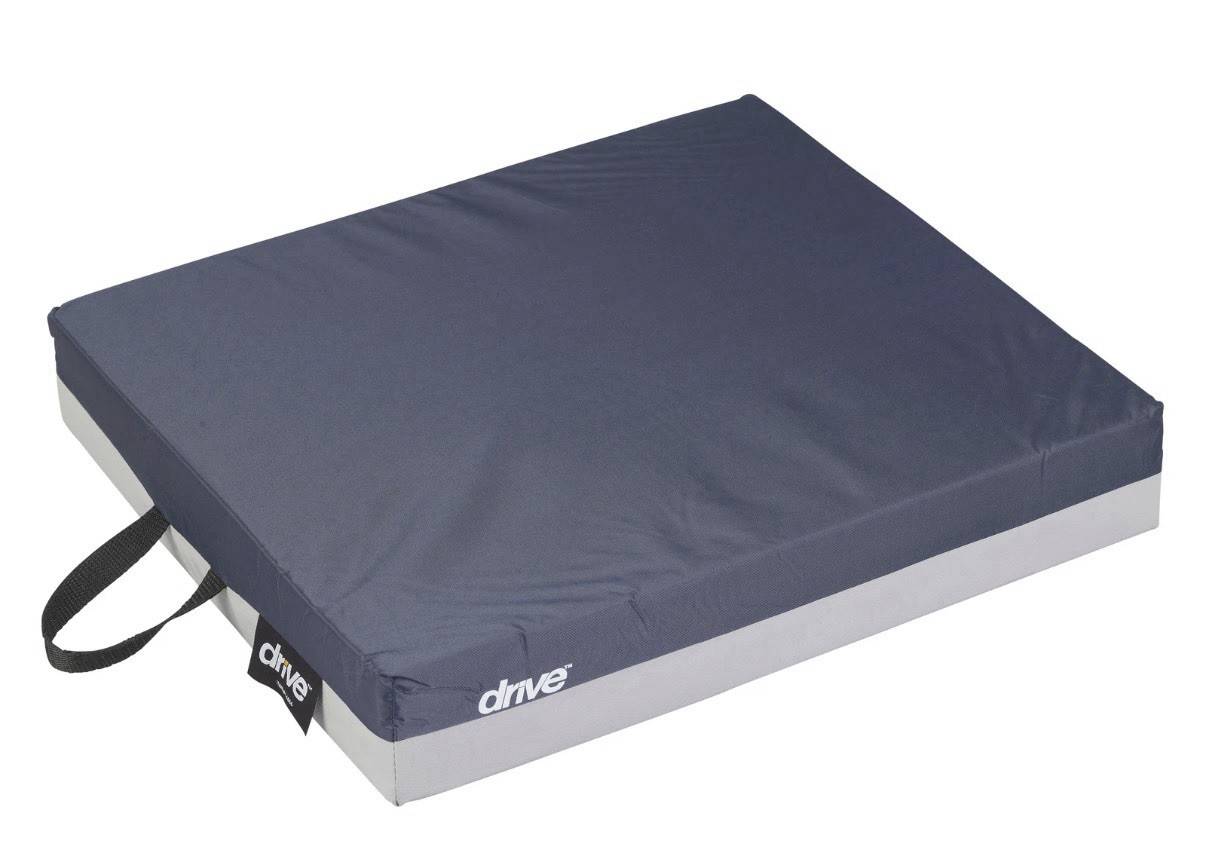Gel "E" Skin Protection Wheelchair Seat Cushion, 18" x 18" x 3"