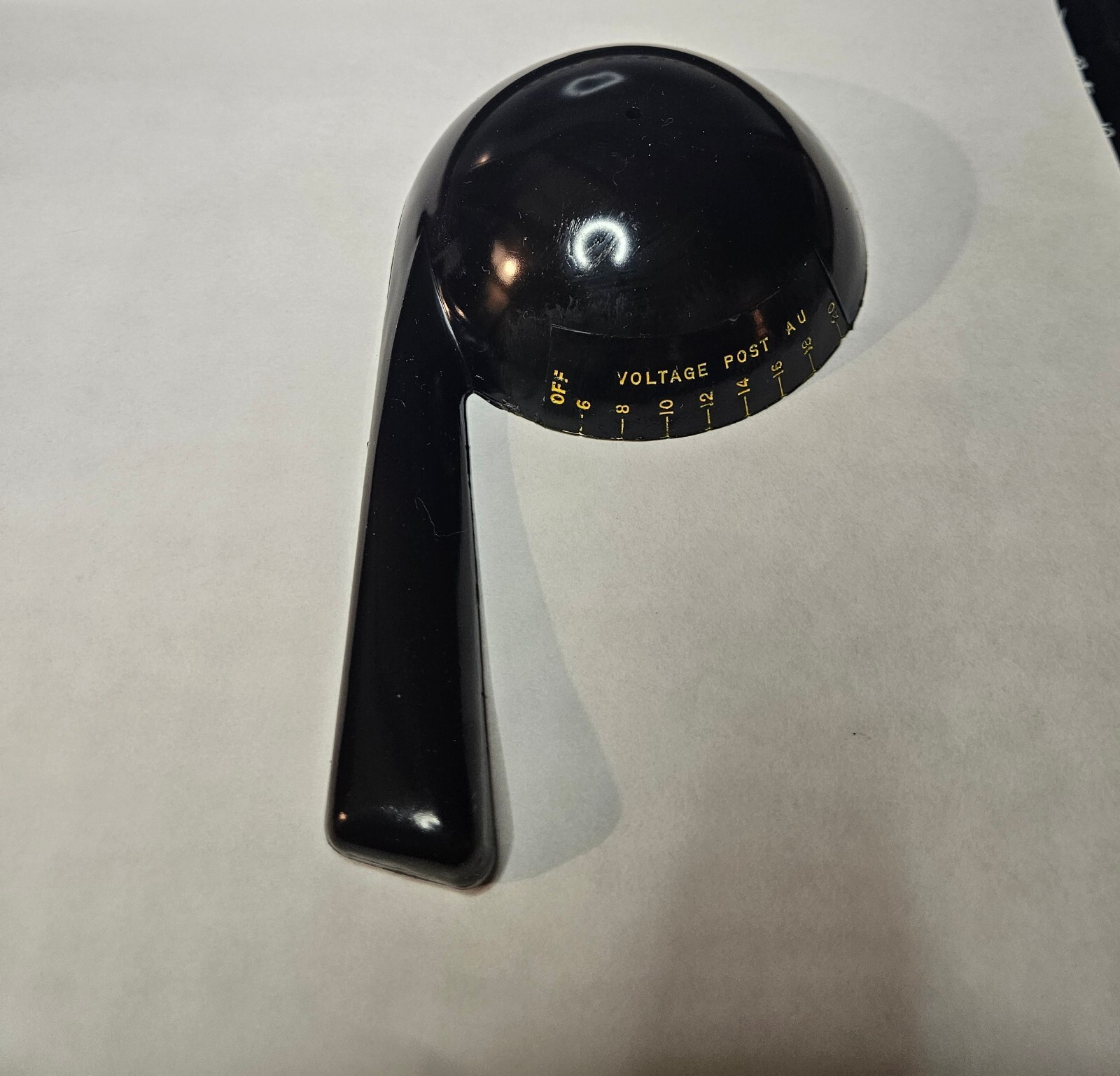 LIONEL ZW TRANSFORMER HANDLE RIGHT HAND WITH CLIP NEW ZW-96 YELLOW LETTERING