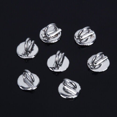 50 Pcs Dental Eyelets Round Direct Bonding Mesh Base Orthodontic Crimpable Hook
