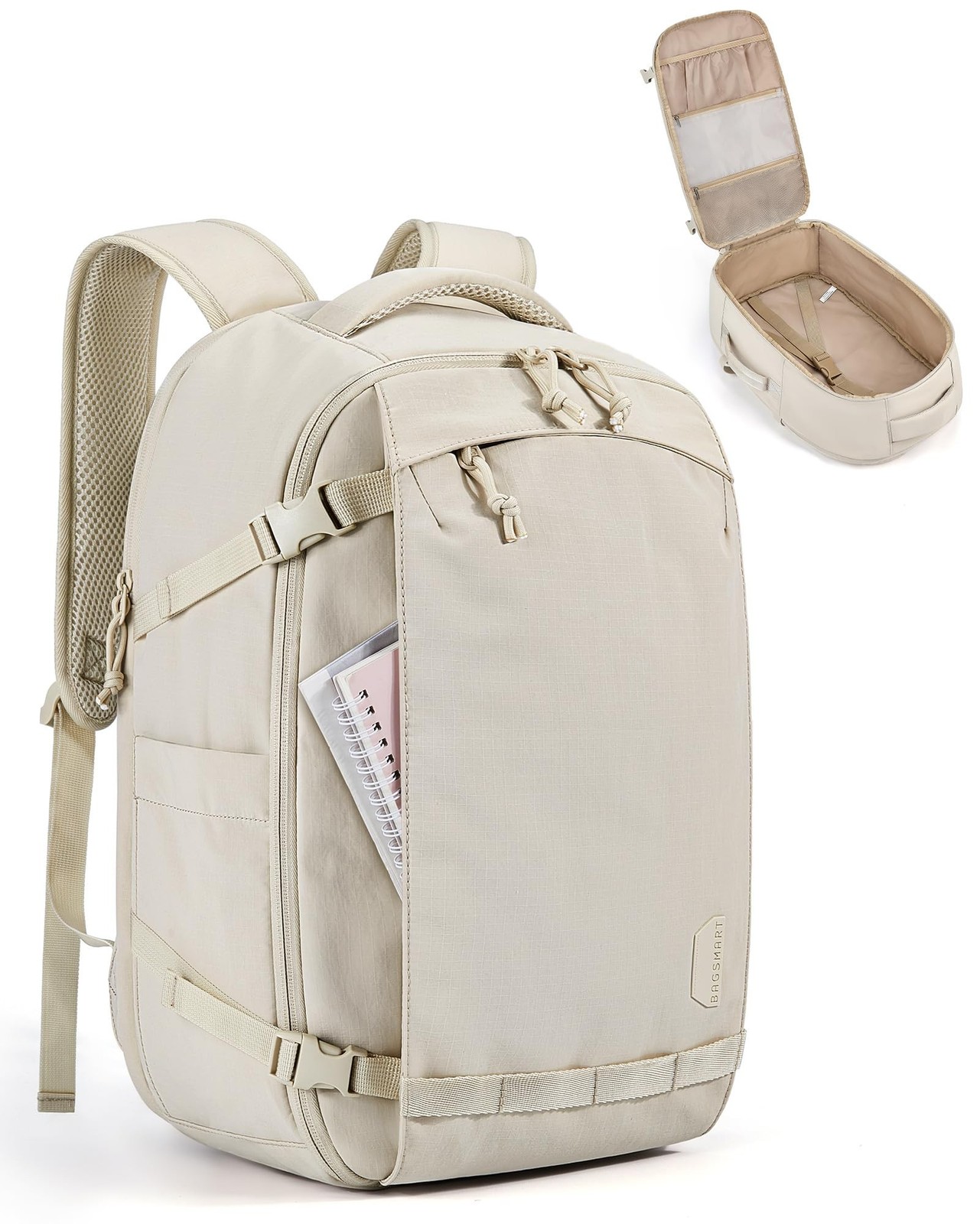 BAGSMART Blast Travel Backpack, 15.6 Inch Carry On Backpack Flight Approved, ...