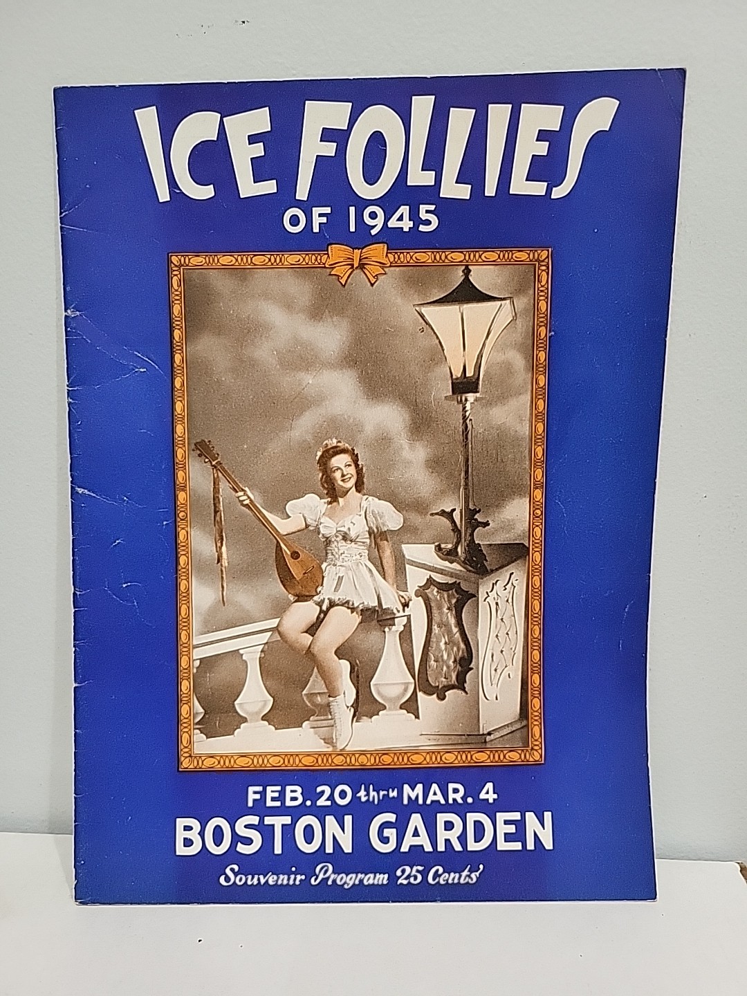 1945 Ice Follies at Boston Garden Official Program Figure Skating WW2