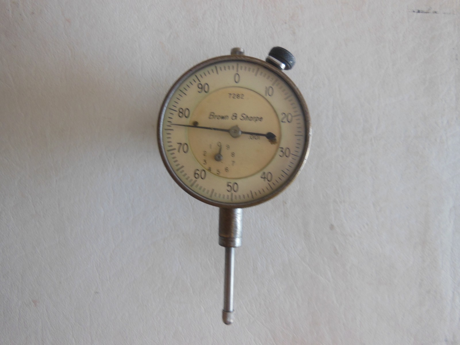 Vintage Brown & Sharpe 7282 .001 Dial Indicator 1” Range