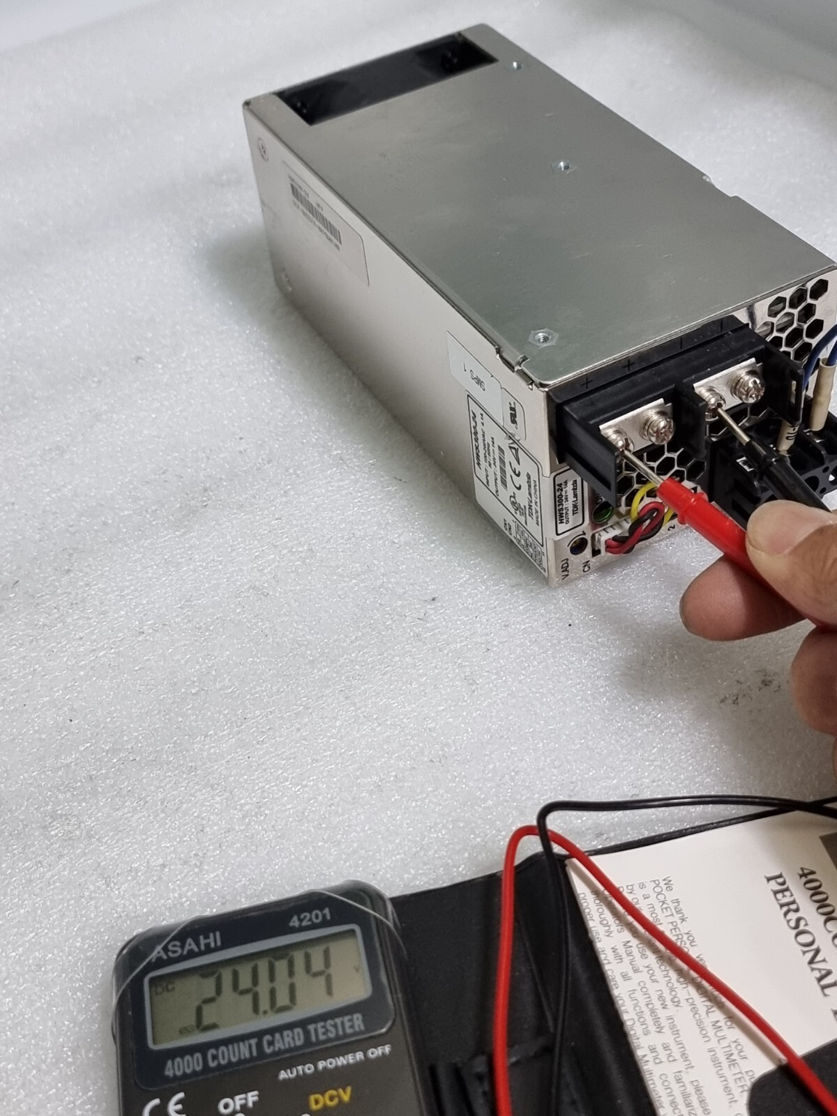 TDK-Lambda DC POWER SUPPLY HWS300-24 OUT PUT 24V 14A
