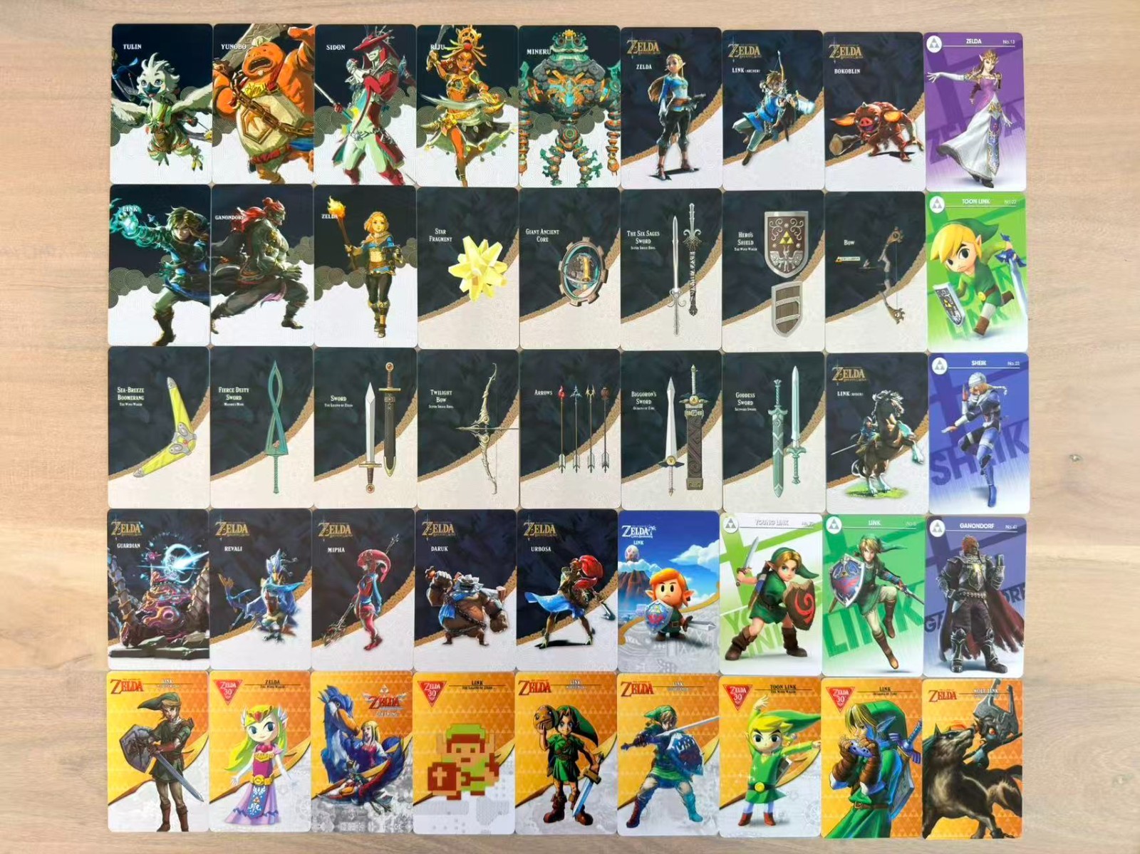 All 45pc Zelda BotW Loz Tears of the Kingdom Amiibos Fast Shipping!