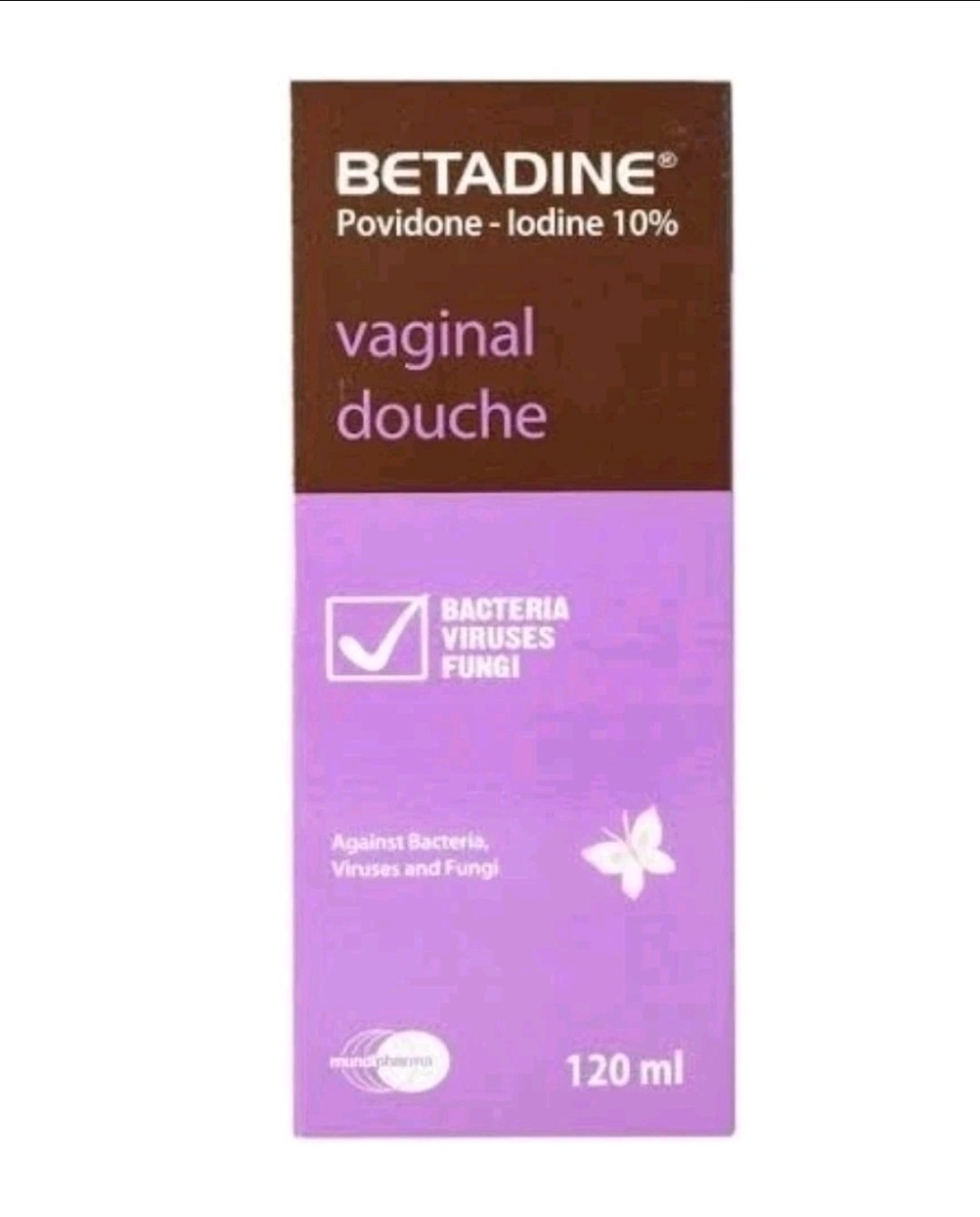 Vaginal Douche for Women Care - 120 ml Betadine Alternative Solution
