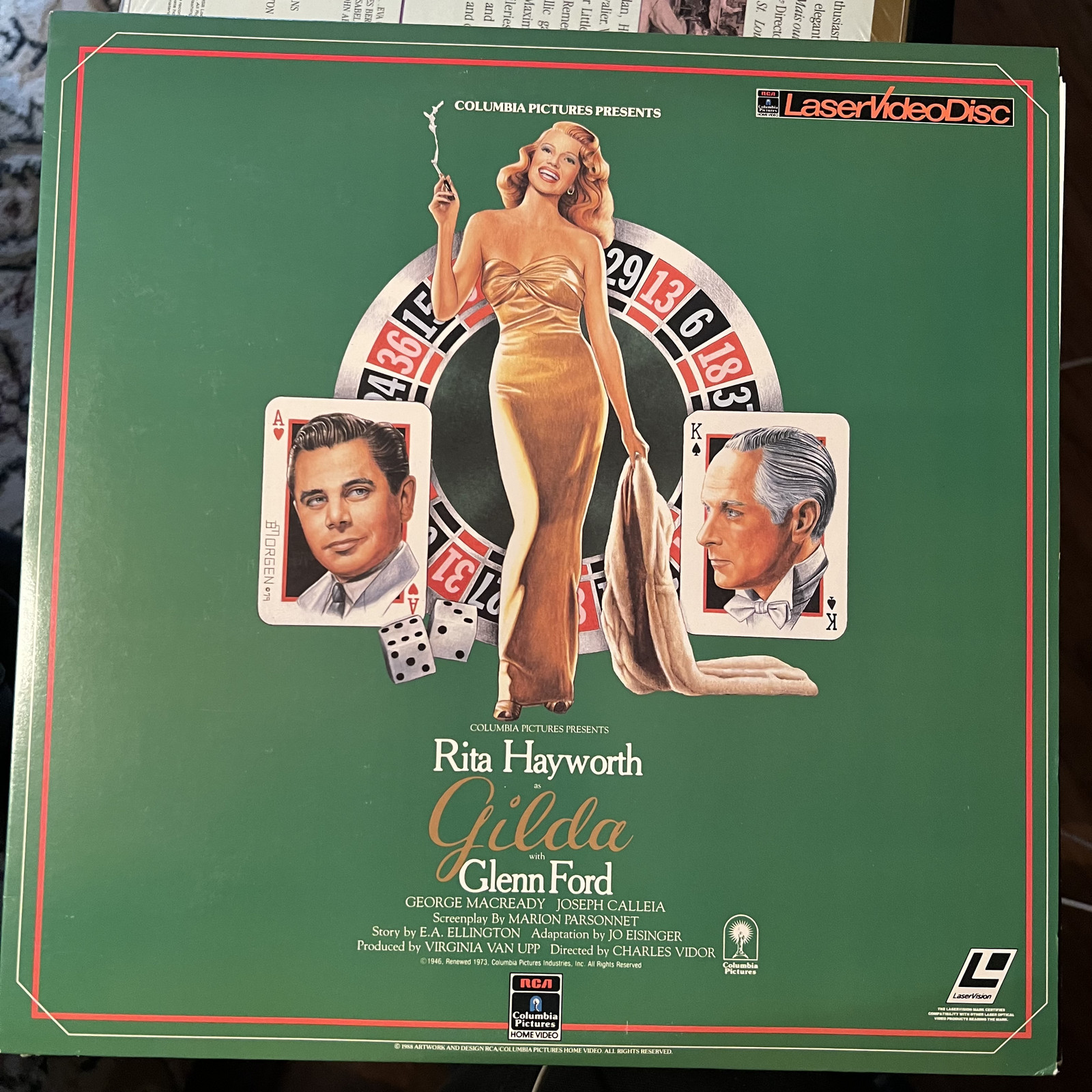 Gilda  - Laserdisc  buy 6 for Free Shipping
