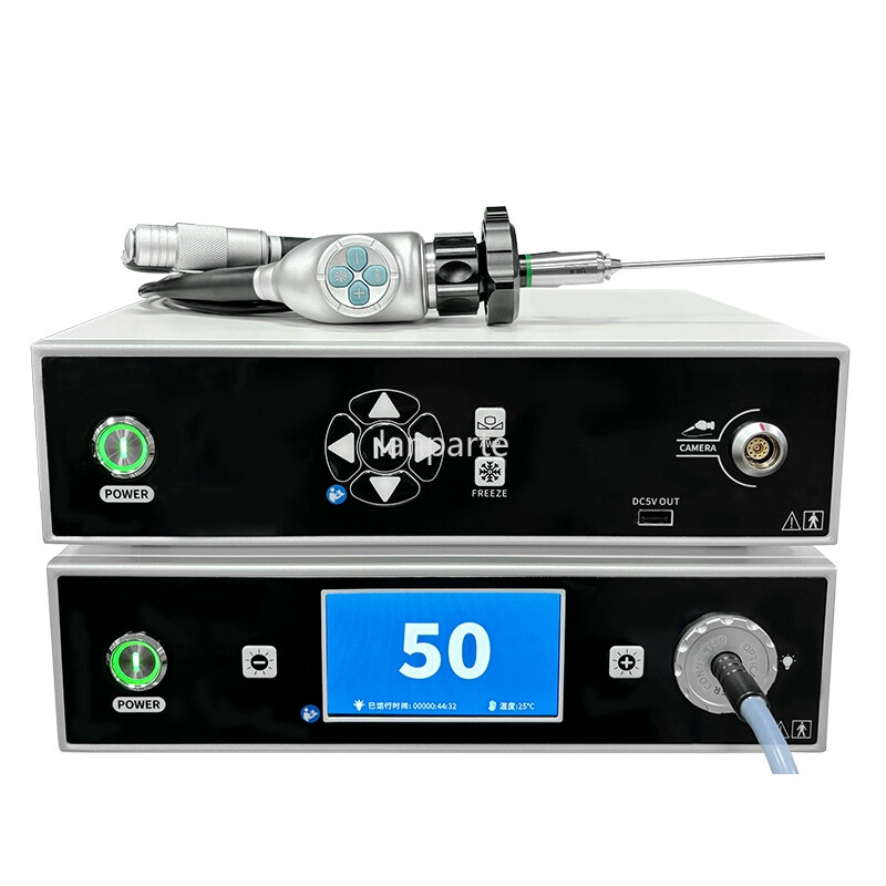 HD Endoscopy Camera 100W LED Cold Light Source Fiber Optic ENT Endoscope