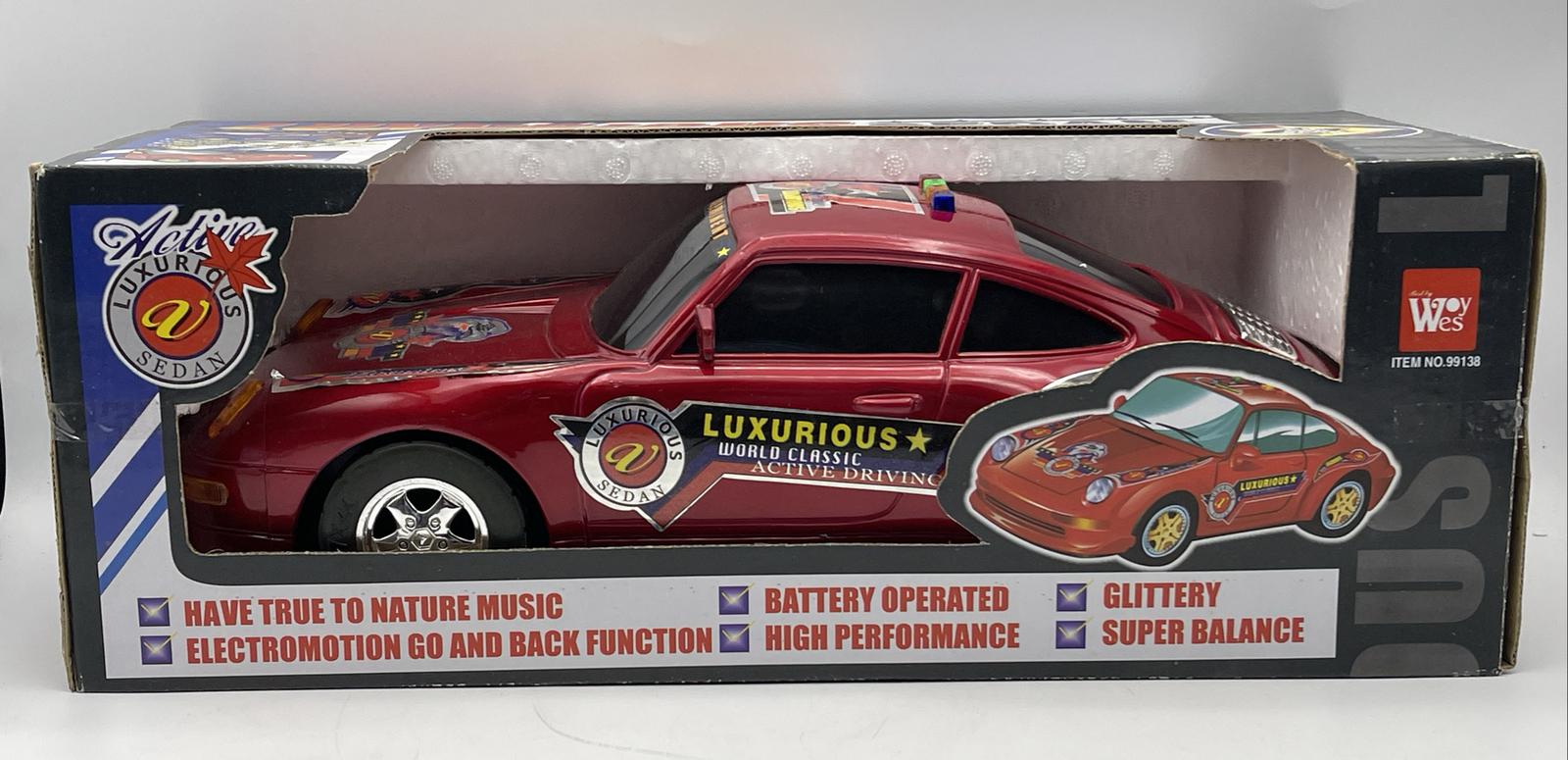 VTG Wes Woy No. 99318 Porsche Luxurious Sedan 1:12 (For Parts)