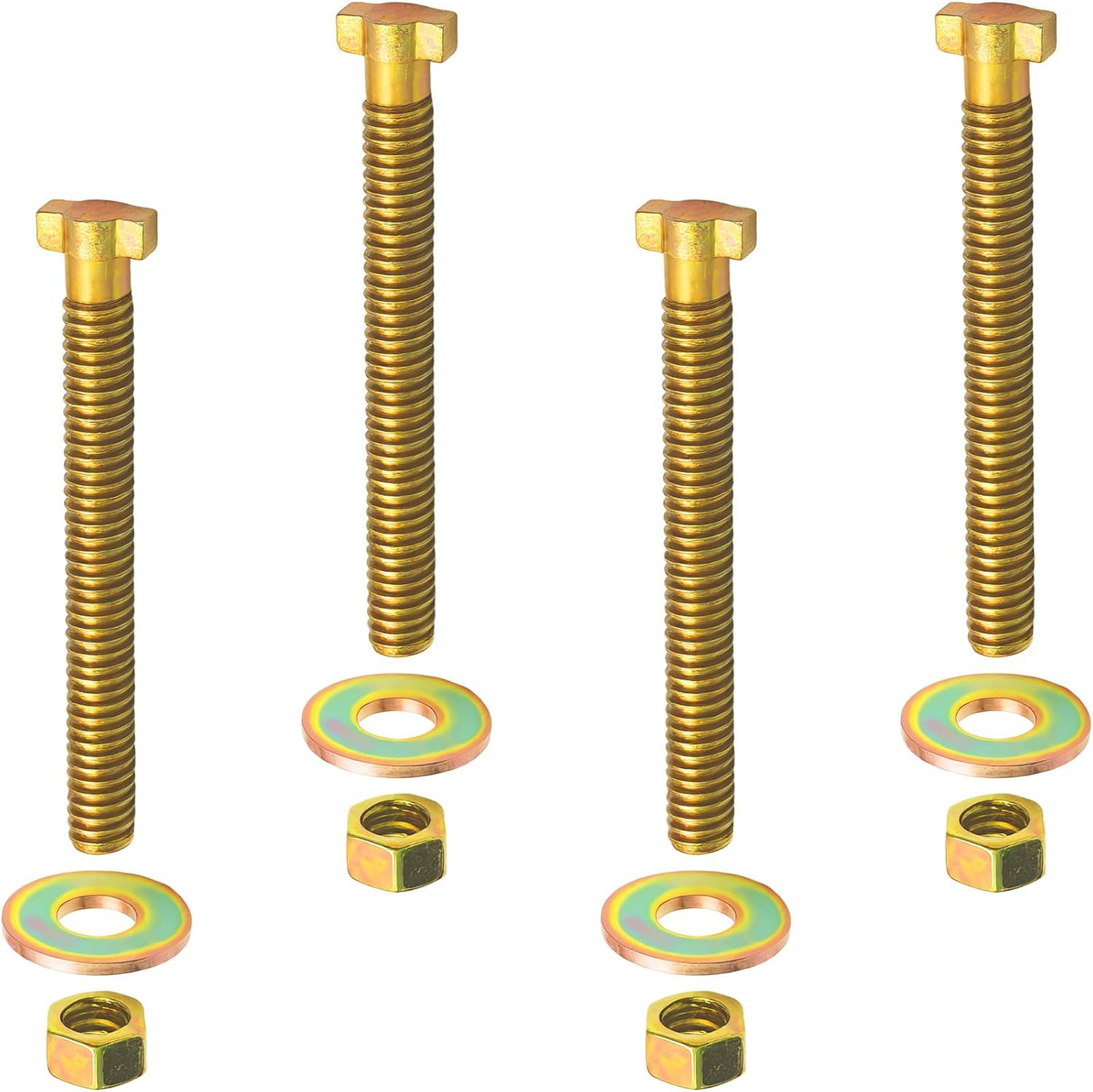4pcs Brake Cage Bolt Assembly for Semi Truck Air Spring Brake Chamber Replaces