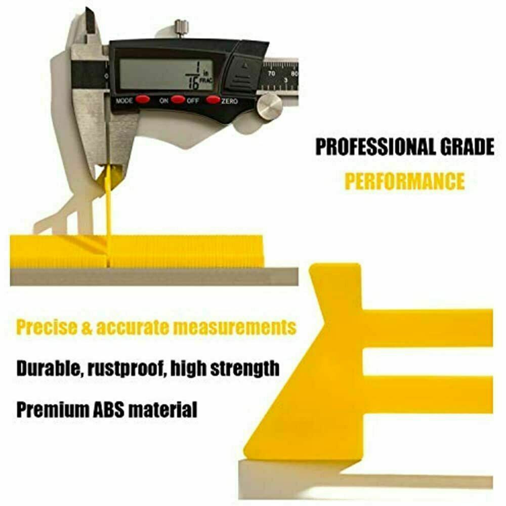 Contour Gauge With LOCK Duplication Profile Tool 5" Saker - USA