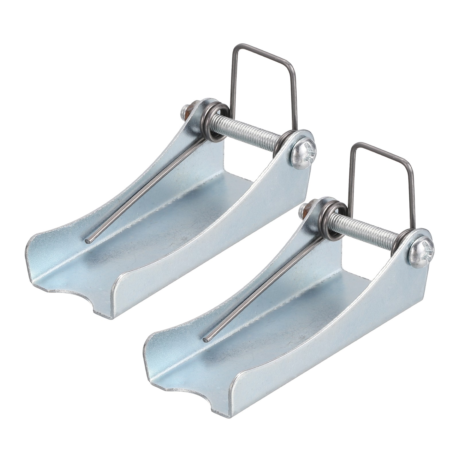 1.7 Inch 3T Hook Safety Latch Kit, 2 Pcs Steel Towing Hitch Replacement Silver
