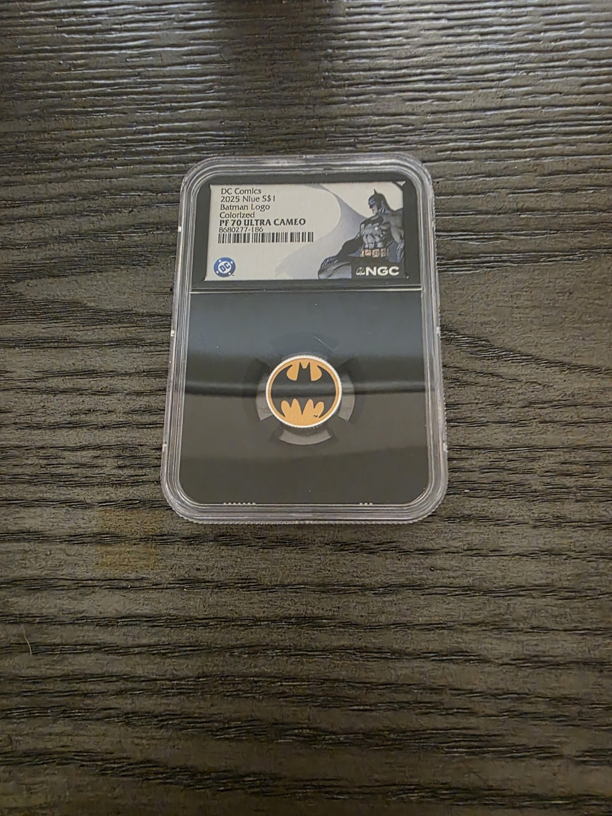 2025 Niue Batman Logo Colorized NGC PF70 Ultra Cameo