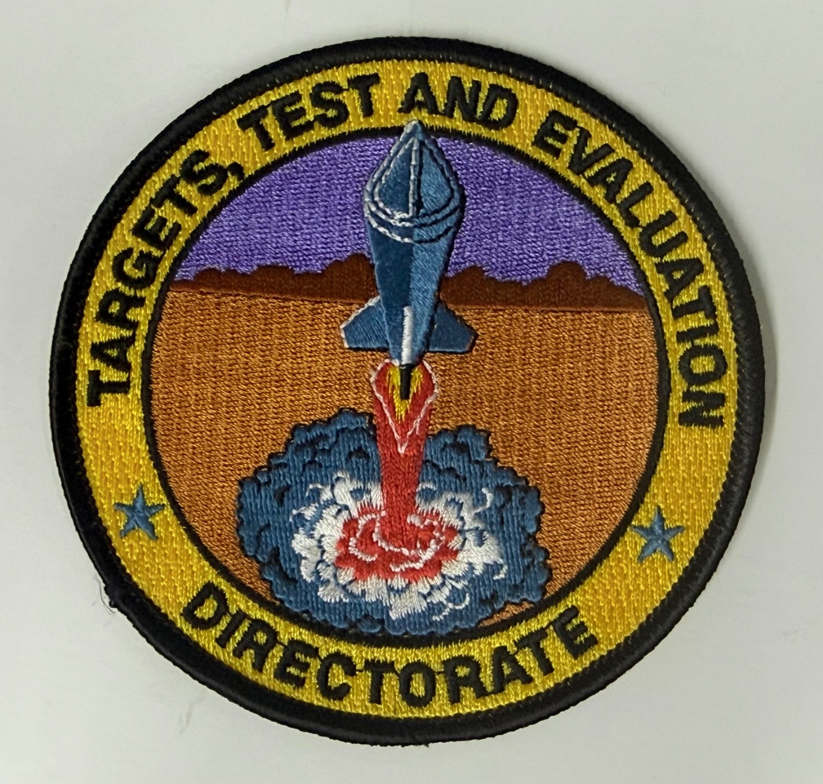 Targets Test and Evaluation Directorate Air Force Missile Defense Patch Mint