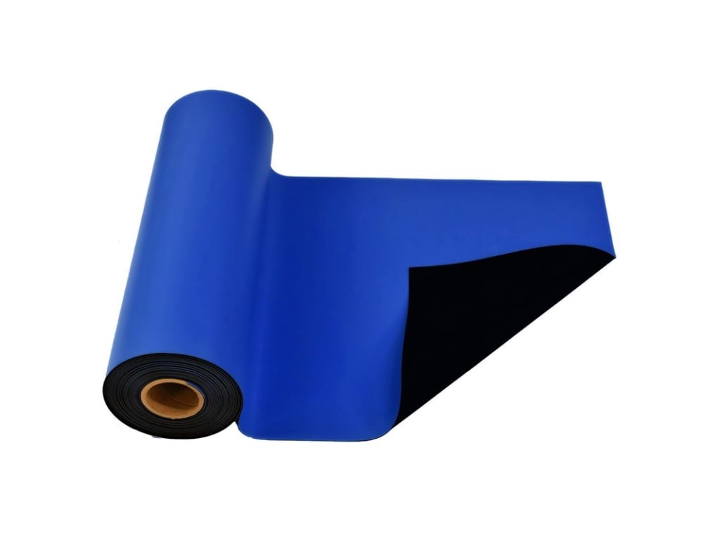 SCS 770078 - MAT ROLL, RUBBER, R3, DARK BLUE, 18 inch x 50'