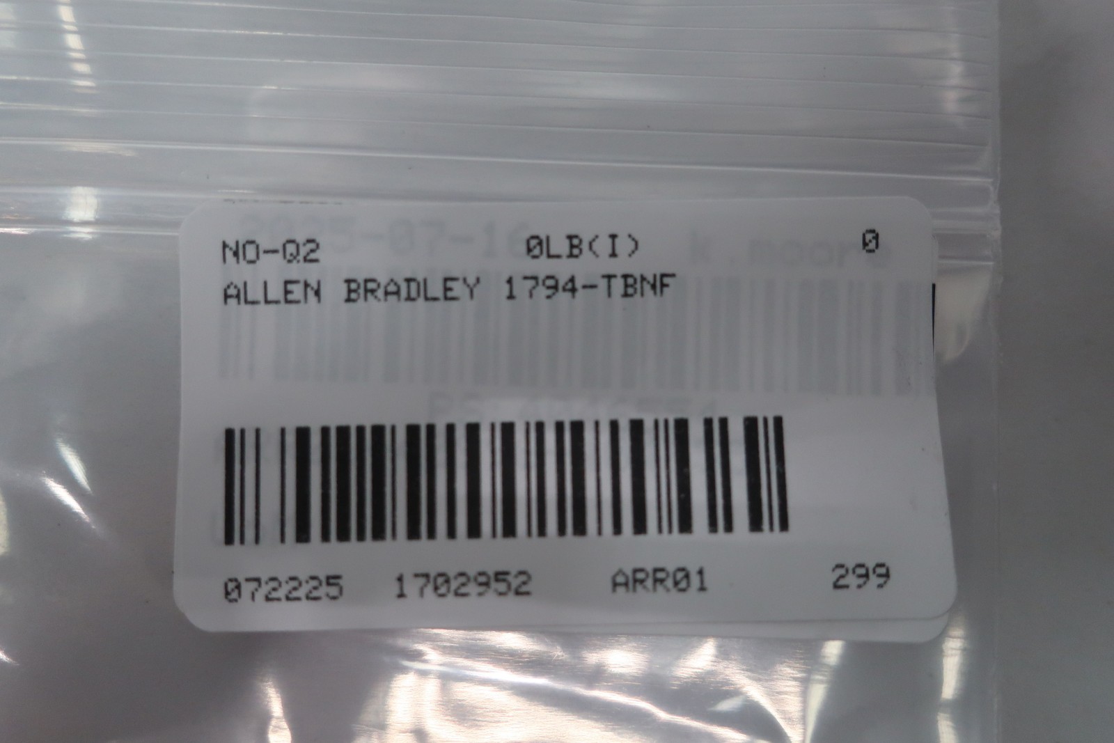 Allen Bradley 1794-TBNF Flex I/o Terminal Base Module Ser A