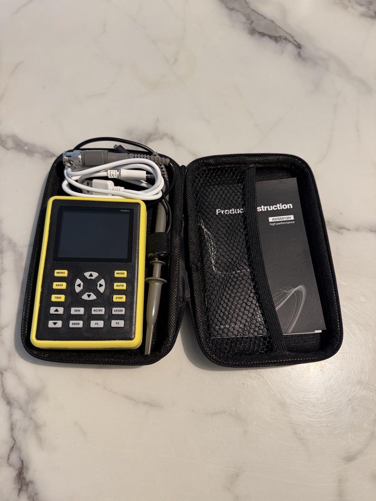 Yeapook ADS5012H Handheld Digital Oscilloscope 100MHz 1Ch w/ Probe USB