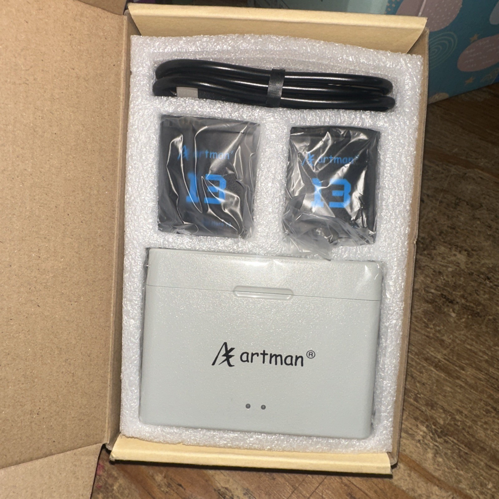 Artman Hero GoPro 13 battery  2 / Pocket Fast Charge Case