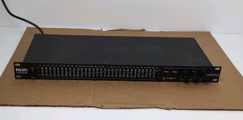 ART EQ351 Single Channel 31-Band 1/3 Octave Graphic Equalizer
