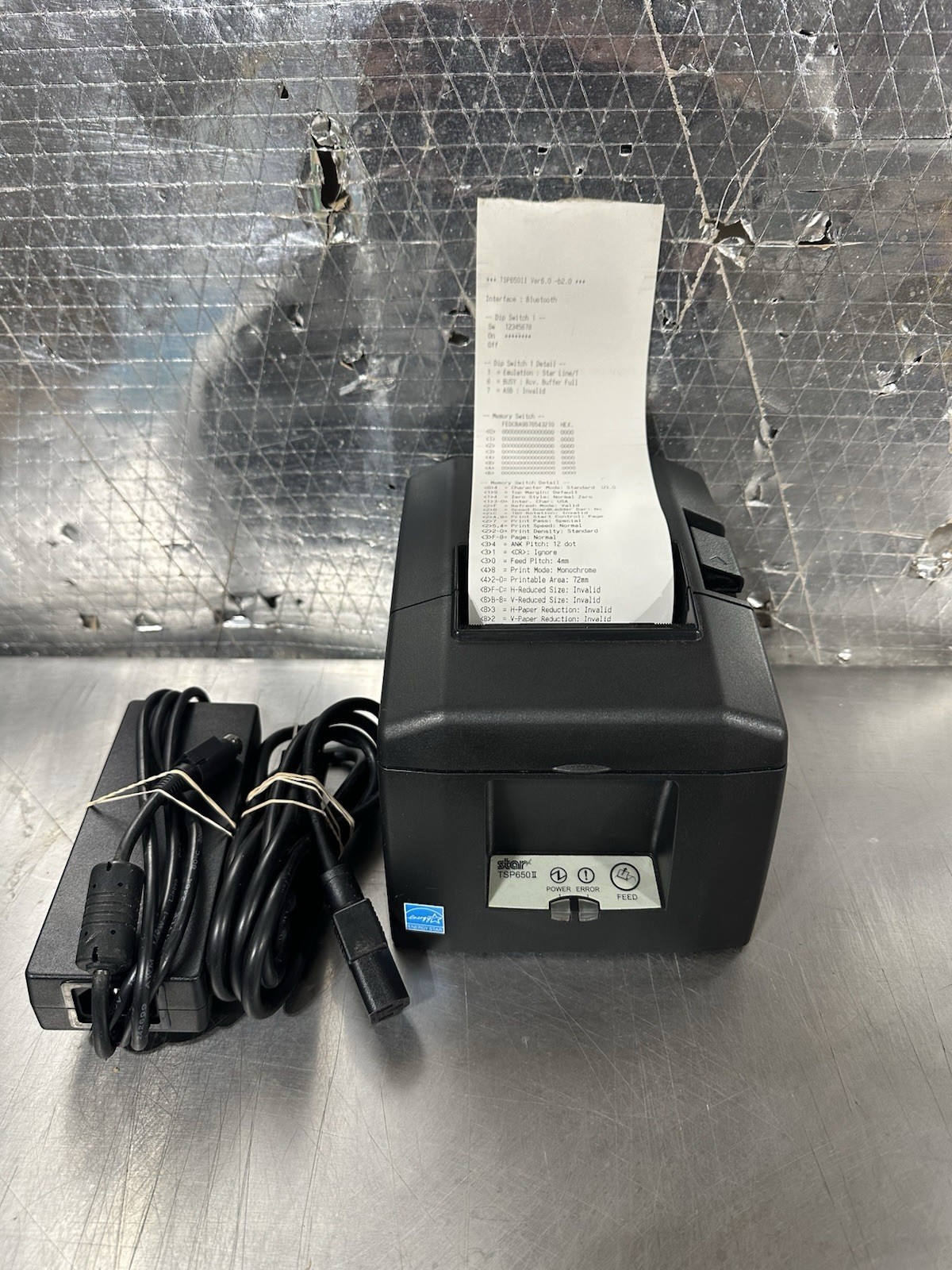 Star Micronics TSP650 Bluetooth Printer POS Printer 654IIBI2