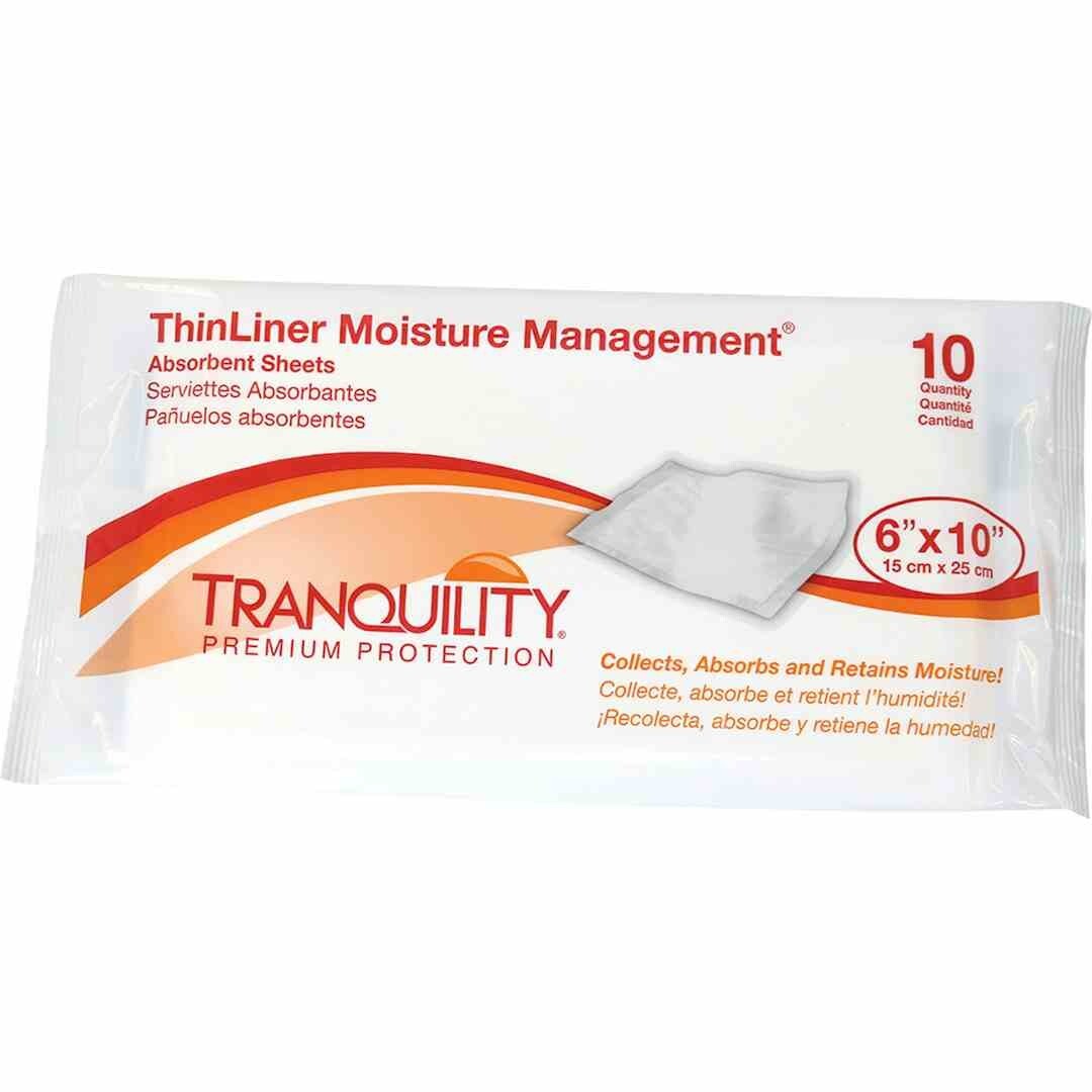 100 Skin Fold Dry Sheets, Absorbent Incontinence Cloths 6X 10" (10 Packs Of 10)