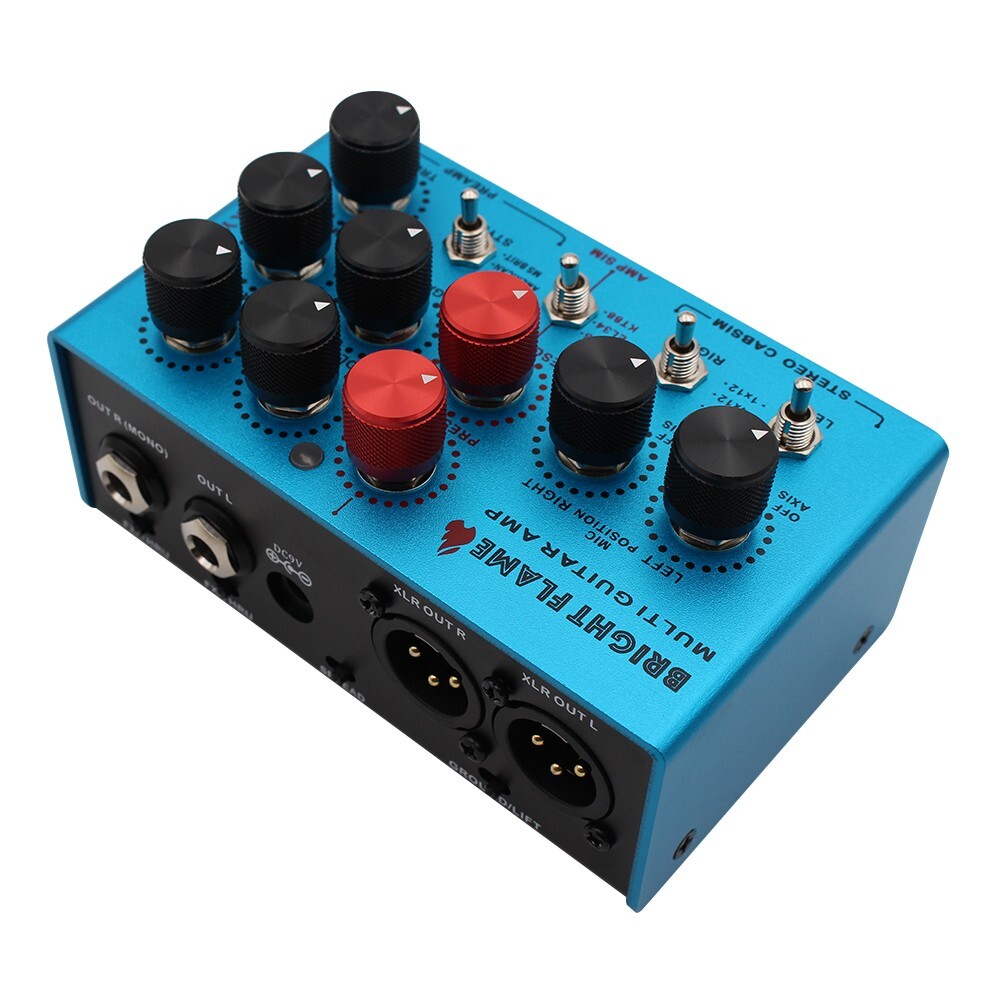 Pre-amp Simulator Power Amp Simplifier Mosky Bright Flame DI Box Effect Pedal