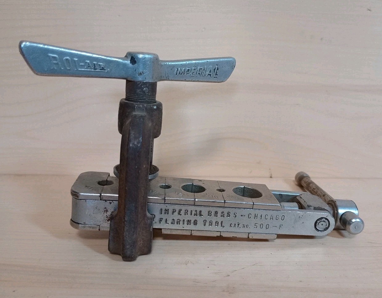 Imperial 500-FC Rol-Air 45° Flaring Tool 5/16" - 5/8" USA Made Faceted