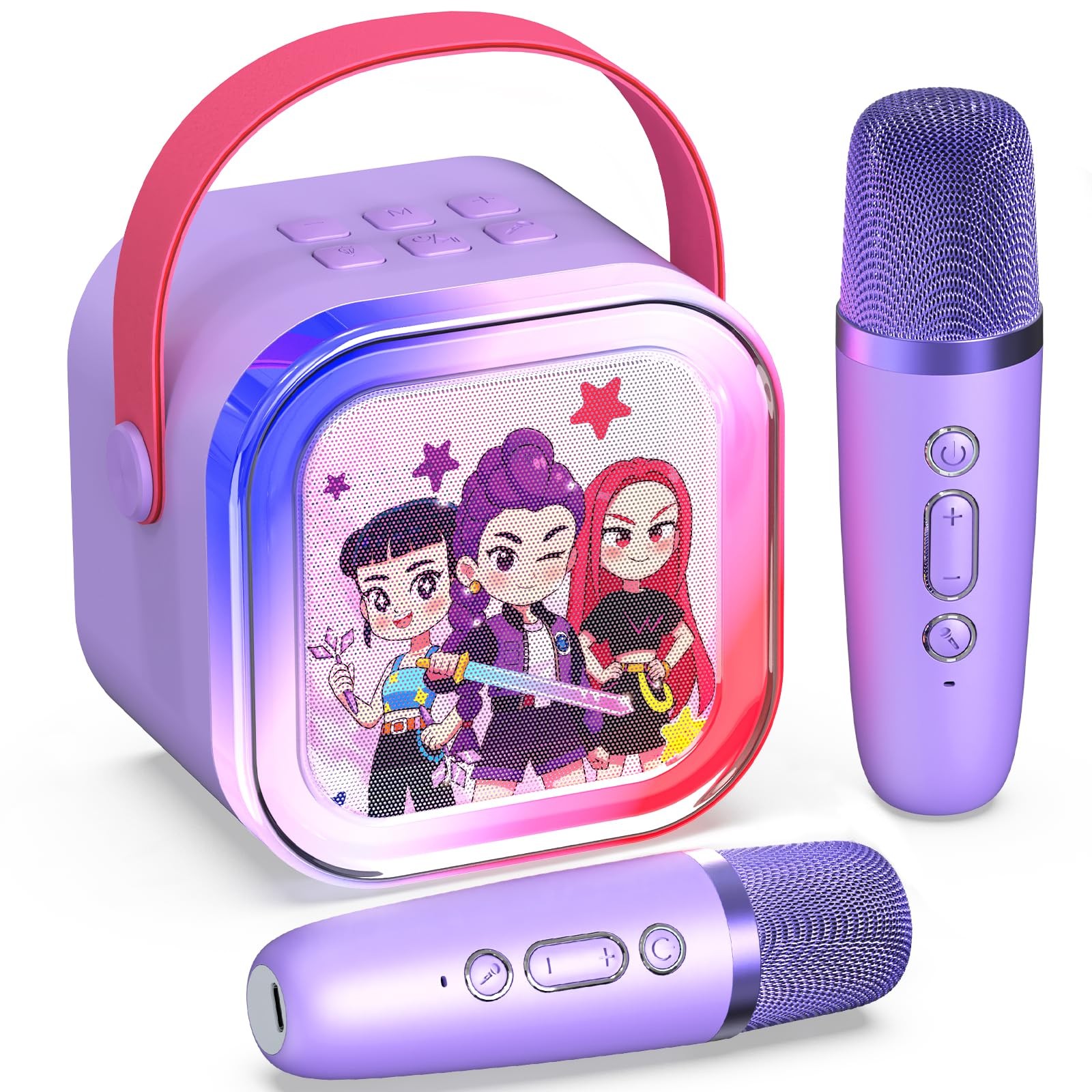 Mini Karaoke Machine for Kids,5 Voice Effects - Portable Bluetooth Speaker wi...