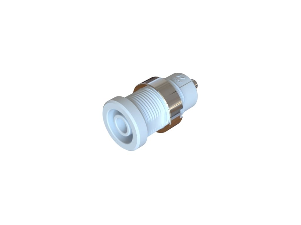 Cal Test CT4397-03-9 - 4mm Sheathed Jack, 2mm (.080') Solder Hole, Panel, UL,