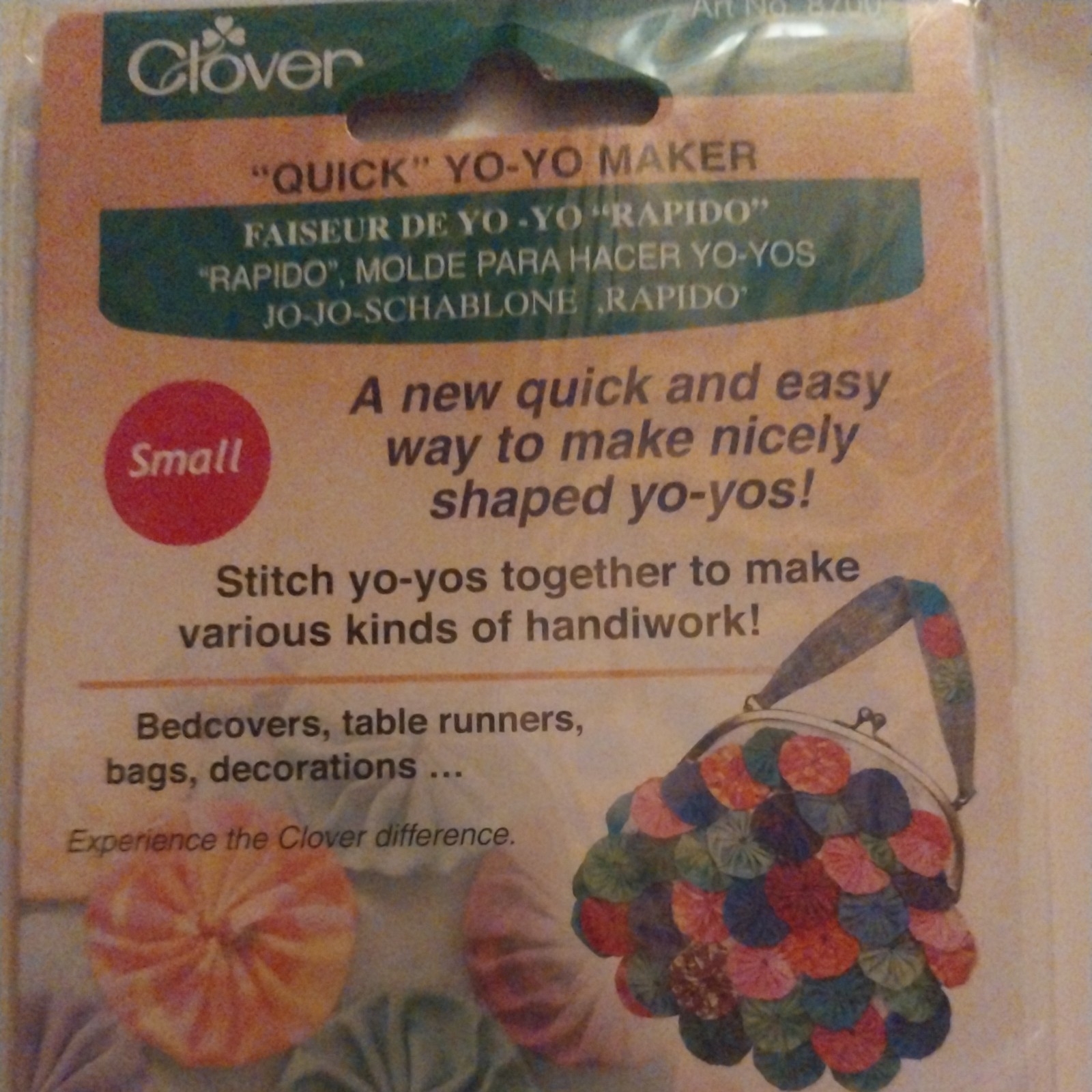 Clover "Quick" Yo-Yo Yo Yo Maker (1-1/4” Round Small) #8700 ~ New