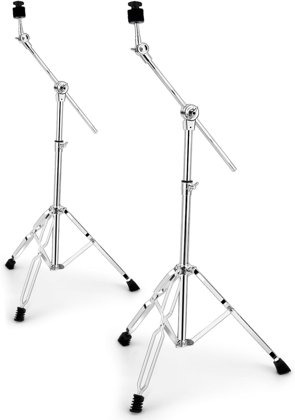 Cymbal Stand 2Pack, Standard Cymbal Boom Stand Adjustable 30"-58" Ride and Crash
