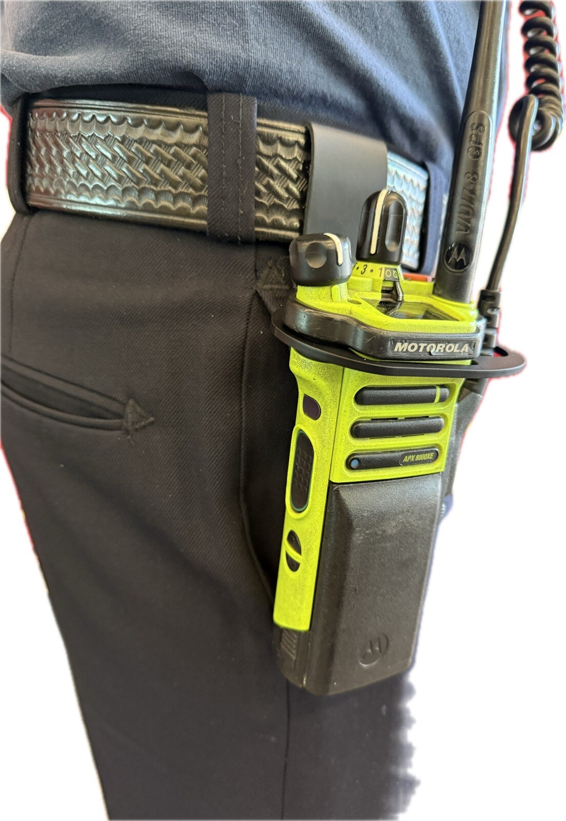 motorola radio belt holster Apx7000XE APX8000XE Metal Powder Coated