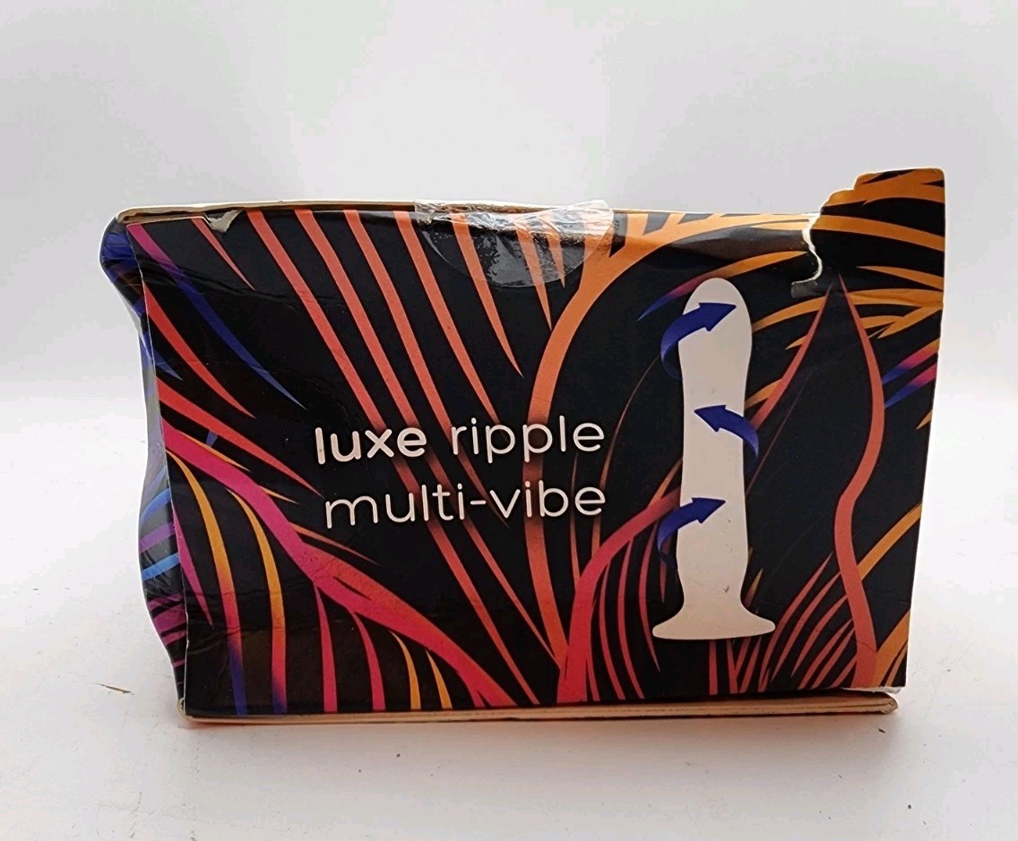 Plus One Luxe Ripple Multivibe Personal Vibrator With Suction Cup Base NEW